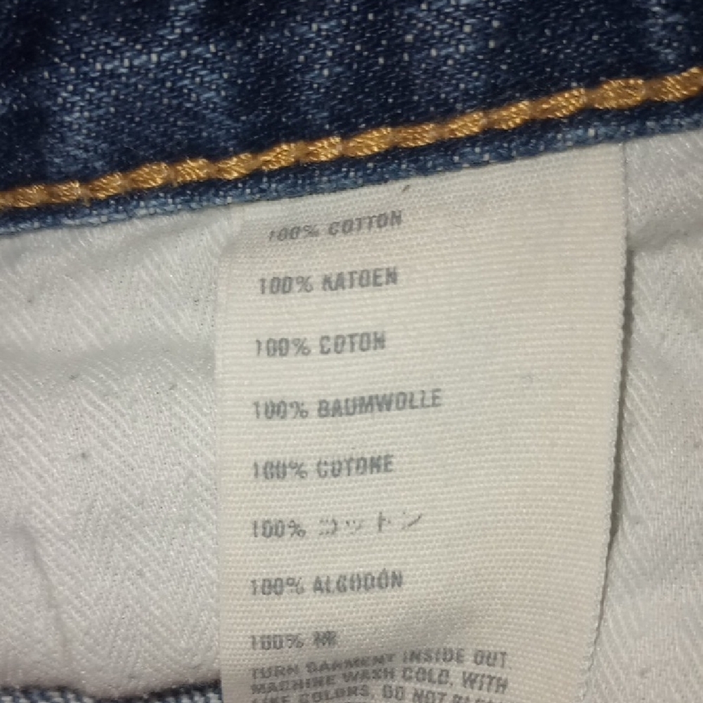 Abercrombie & Fitch Ripped Blue Boyfriend Jeans - Picture 4 of 4